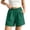 *Army Green, variant on Women's High Waist Elastic Waist Shorts, Casual Summer Pants with Pockets Gray,Women's Plus XXXXL