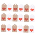 thumbnail image 4 of COOPHYA 200Pcs Heart Shape Labels for Wine Bottle Tag Kraft Paper 5x3cm, 4 of 7