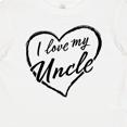 thumbnail image 4 of Inktastic I Love My Uncle in Black Chalk Heart Boys or Girls Baby T-Shirt, 4 of 5