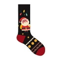 thumbnail image 1 of Warm Christmas Fashion Windproof Printing Mid Tube Socks Long Tube Cotton, 1 of 3
