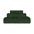 thumbnail image 2 of Superior Ultra Soft Cotton Solid 3-Piece Towel Sets, Forest Green, 2 of 8