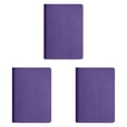 thumbnail image 2 of Thickened Softcover Sewn Notebook, Oimcto A7 Multi-Color Portable Journal for Daily Note Taking, 100 Pages, High-Quality Inner Paper Resists Ink Bleeding, Smooth Writing, Violet, 3 Pcs, 2 of 5