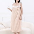 thumbnail image 2 of WRKEKC Women Nightgown Sleeveless Camisole Solid Color Bathrobe Sleep Robe Loungewear for Women Daily Home & Lounge Use, 2 of 4