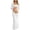 White, variant on Gyujnb Maternity Bodycon Maxi Dress Photoshoot Long Sleeve Square Neck Open Back Pregnancy Formal Gown,M