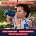thumbnail image 6 of YAYA My First Travel Tumbler for Preschool & Kids 3+, Insulated Stainless Steel Tumbler with Reusable Silicone Straw & Spill-Proof Lid, Cup Holder Compatible, BPA-Free, 12oz, USA Stars, 6 of 8