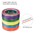 thumbnail image 2 of Uxcell 328Yard/984Ft 80LB 8 Strands Abrasion Resistant PE Braided Fishing Line Colored, 2 of 6