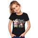 thumbnail image 3 of Gibobby Camisas De Vestir Camisetas con estampado de letras del día de Pascua para niños y niñas, camiseta de manga corta con conejito, camisetas para niñas y niños(Azul marino, 10-12 Años), 3 of 4