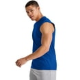 thumbnail image 2 of Hanes Essentials Men's Muscle Tank Sleeveless Tee Workout Gym Crewneck Midweight, 2 of 5