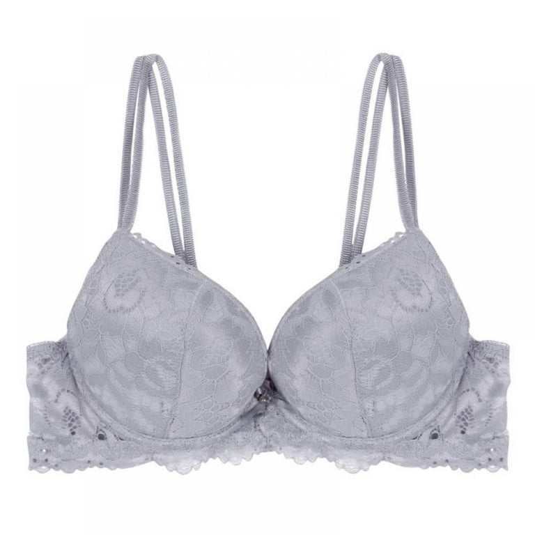 Bras Sets Wire Free Bra Set Lace Lingerie Panty Intimates Women Sexy  Embroidered Push Up A B C Cup Underwear From Lightlight, $22.73