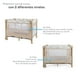 thumbnail image 4 of Cuna Colecho D’Bebé con 2 Niveles Mosquitero Acolchonado - Beige, 4 of 7