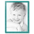 thumbnail image 2 of ArtToFrames 25" x 34" Turquoise Picture Frame, 25x34 inch Blue Wood Poster Frame (WOM-4588), 2 of 8