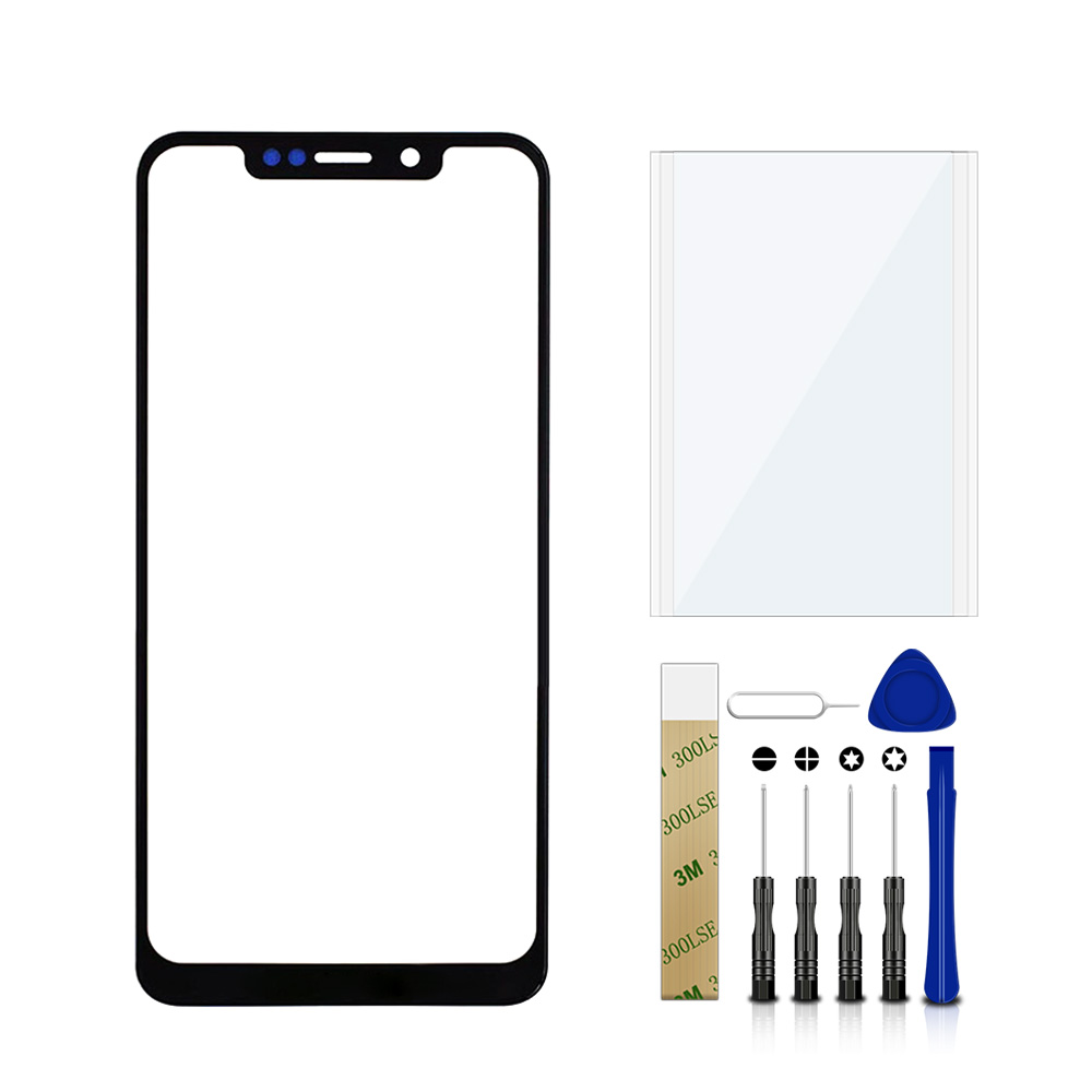 For Motorola P30 Play (Moto One) XT1941-2 Replacement Front Outer Glass Lens Screen Tool