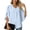 Sky Blue womens tops dressy casual07, variant on up to 60% off Gifts Usmixi Womens Tops Solid Elbow-Length V-Neck Tee Shirts Summer Casual Lightweight Loose Fit Comfy Chiffon Blouse Black S Clothes