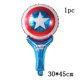 thumbnail image 3 of 1 juego de globos de aluminio 3D de Spiderman Hero con números, decoraciones para fiestas de cumpleaños de Los Vengadores, juguetes inflados de Iron Man para niños, regalos, 3 of 5