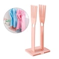 thumbnail image 2 of Soporte creativo para guantes de goma de cocina, escurridor de toallas, escurridor de guantes y estante de almacenamiento para baño (rosa), 2 of 6