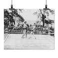 thumbnail image 2 of Print: Two Boxers In Outdoor Boxing Ring, Surrounded By Audience, 1919, 2 of 4