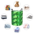 thumbnail image 4 of Xecao Vegetables Print Laundry Hamper Basket,designed for Blanket Storage and Nursery Clothes in the Bedroom-Medium, 4 of 6