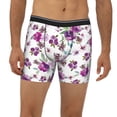thumbnail image 6 of Sigee Violets Flowers for Men's Boxer Briefs,Moisture Wicking and Breathable Small, 6 of 9