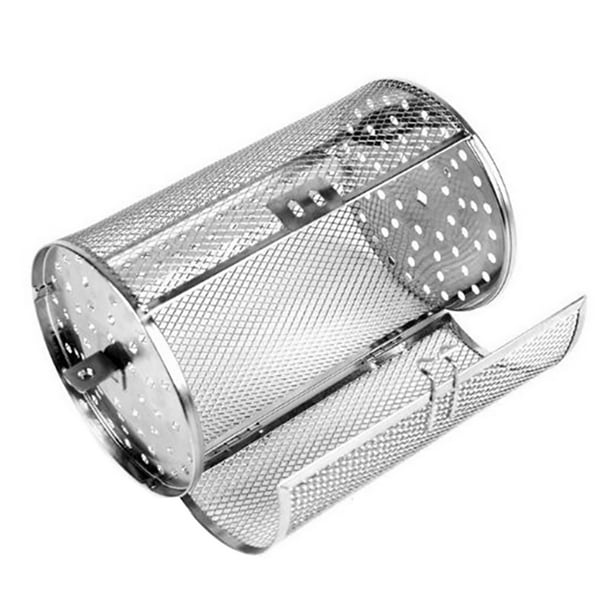 Yesbay Stainless Steel Bbq Grill Oven Rotated Roaster Drum Peanut Coffee Beans Basket Roaster Drum Walmart Com Walmart Com