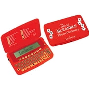 Lexibook Scrabble Dictionary Merriam Webster, 100,000 playable words, an exclusive SCORE function, Red/Beige, SCF-428AUS