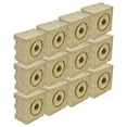 thumbnail image 3 of Rockwool Starter Plugs, 12pcs 4 Inch Permeable Grow Block  For Agriculture, 3 of 8