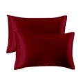 thumbnail image 2 of Naiovety Funda de Almohada Funda de Almohada Transpirable Funda de cojín de Tela para la Cabeza Funda de Almohada de Color sólido para Cama Juegos de cama, 2 of 6