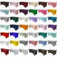 thumbnail image 5 of Your Chair Covers Fundas Para Mesa Rectangulares De Spandex, Mantel Ajustable De 6 Pies, Decoración Para Eventos De Boda, Patio, Tela Elástica, Funda Para Mesa Plegable De 6 Pies (Marfil), 5 of 5