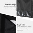 thumbnail image 4 of Portable Generator Dust Cover Water Proof Sunproof, 420D Silver Coated Oxford Generator Cover with Vent for Rainproof Protection Outdoor, 4 of 7