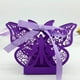 thumbnail image 2 of 20 Unids Mariposa Cajas De Regalo De Caramelo Cortado Con Láser Cinta Favor De Banquete De Boda Púrpura Sunnimix Cajas del caramelo, 2 of 4