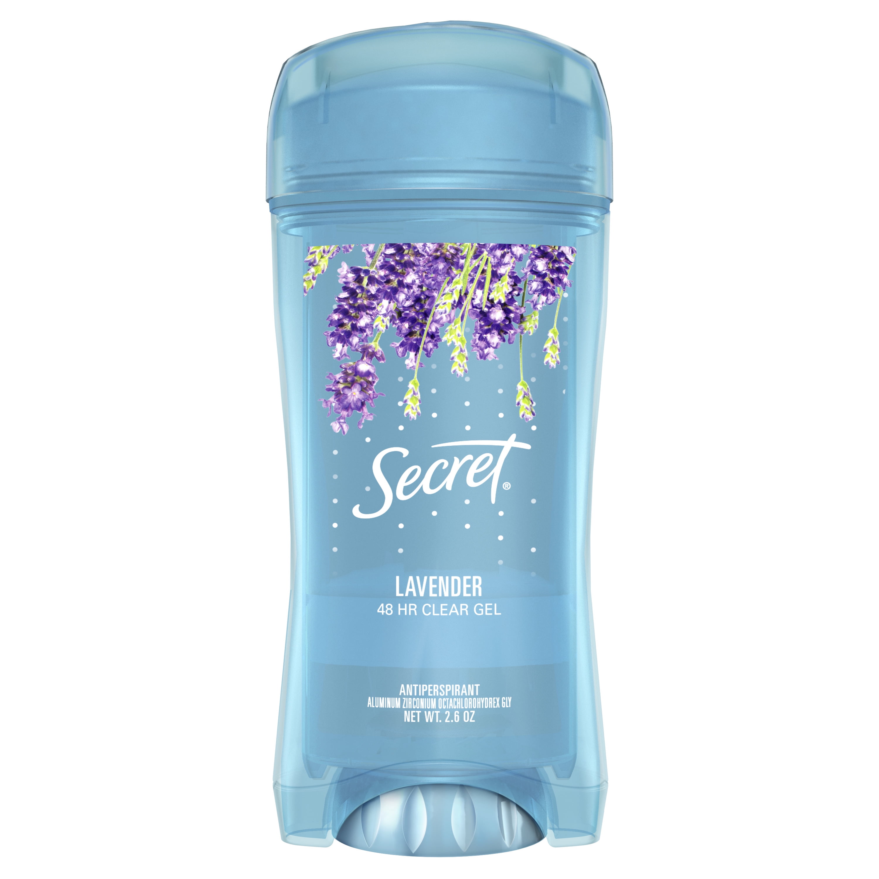 Secret Fresh Antiperspirant Deodorant Clear Gel Luxe Lavender 2.6 oz