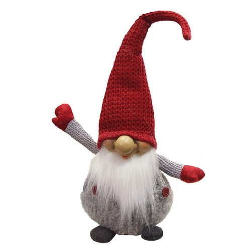 Northlight Seasonal Portly Smiling Man Gnome Plush Table Top Christmas Figure - Walmart.com