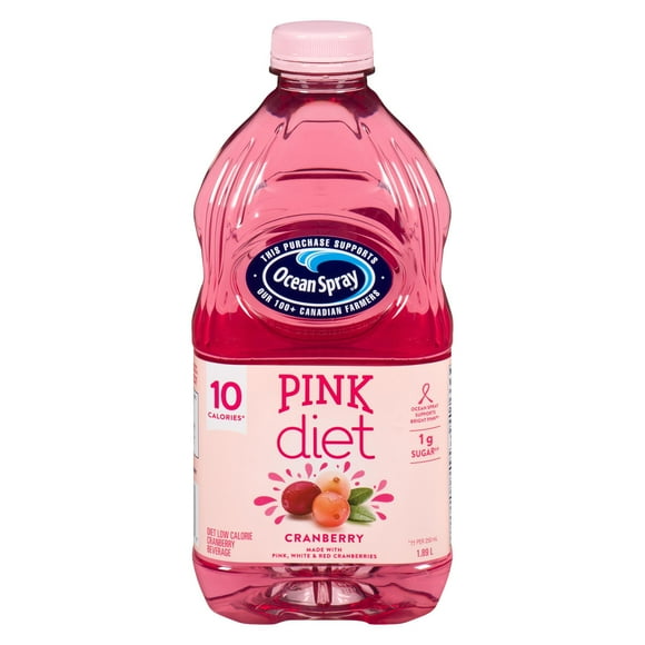 Ocean Spray Pink Lite Low Calorie Cranberry Beverage, 1.89L
