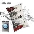 thumbnail image 4 of Christmas Pillow Covers 12x20 Inch Set of 2 Colorful Christmas Tree Throw Pillows Case, Stars Holiday Outdoor Decorative Farmhouse Winter Snowflake Decor Cushion Covers for Home Sofa Bed Couch, 4 of 6