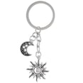thumbnail image 1 of Shisuyan Moon And Sun Metal Keychain For Friend Keyring For Keys Bags Phones Purse Handbag Backpack Charm Car Ring Keyring Key Holder Jewelry, 1 of 8