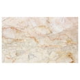 thumbnail image 4 of Marble Print Ceramic Toothbrush Holder, Mine Pattern Design Natural Fractures Realistic Stained Surface Art, Decorative Versatile Countertop for Bathroom, 4.5" X 2.7", Orange Sand Brown, 4 of 4