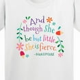 thumbnail image 4 of Inktastic She is Fierce Funny Shakespeare Quote Youth T-Shirt, 4 of 5