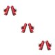 thumbnail image 1 of Eigraketly 1 par de piezas de freno de bicicleta, piezas de bicicleta, zapatas de freno para reparación, rojo/negro Negro rojo 3piezas, 1 of 6