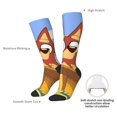 thumbnail image 4 of Masiiu Bluey Print Adult Crew socks, Comfortable Novelty Colorful Patterned, Breathable, Stylish Colorblock for Men Women, 4 of 6