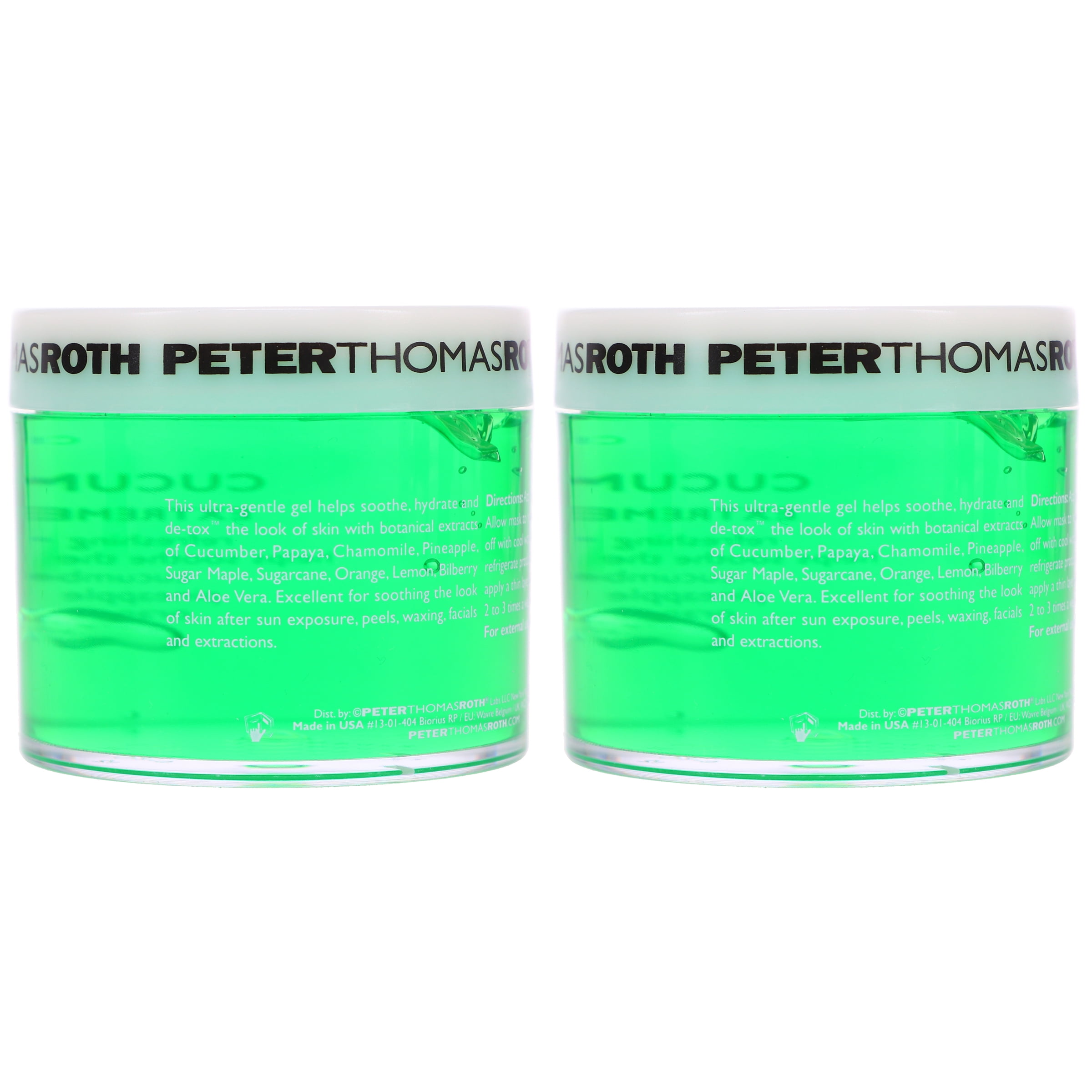 Peter Thomas Roth Cucumber Gel Masque 5 oz 2 Pack