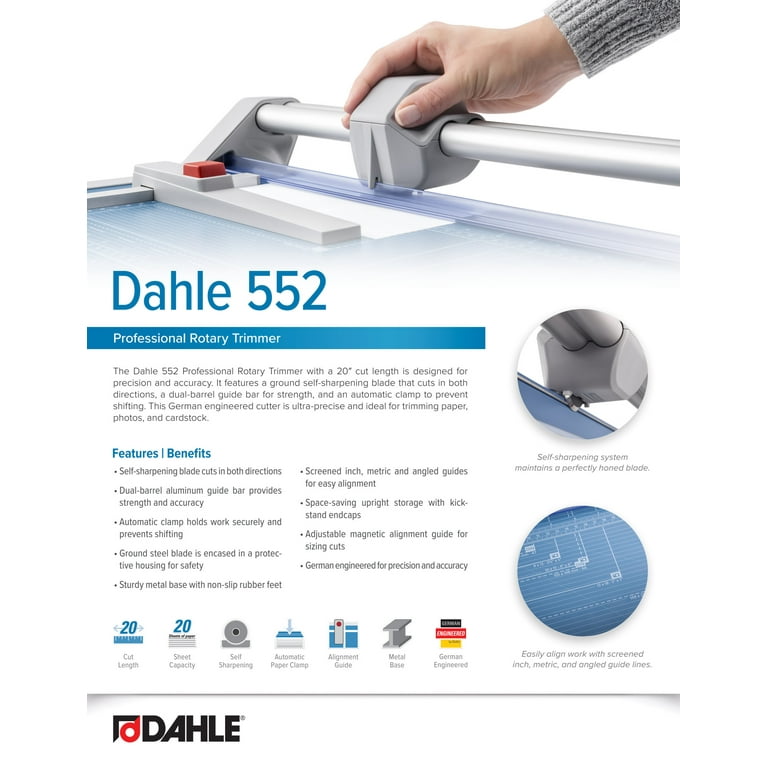 Dahle 552 Professional Paper Cutter, 20