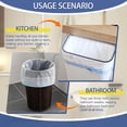thumbnail image 4 of 150 Count 8 Gallon Trash Bags Drawstring - 1.2 Mil Heavy Duty Medium Garbage Bags Unscented, 30 Liter Thick Plastic Trash Can Liners for Home Kitchen Bathroom, 4 of 4