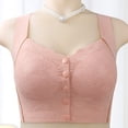 thumbnail image 2 of khonts,Women's Wireless Front Closure Bras Comfy Shaping Bra Posture Corrector Soft Racerback Everyday Bralettes Light Pink L, 2 of 9