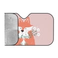thumbnail image 2 of YFYANG Front Windshield Sun Shade, Cartoon Fox Foldable Car Visor for Cars, Trucks, SUVs, Small, 2 of 9