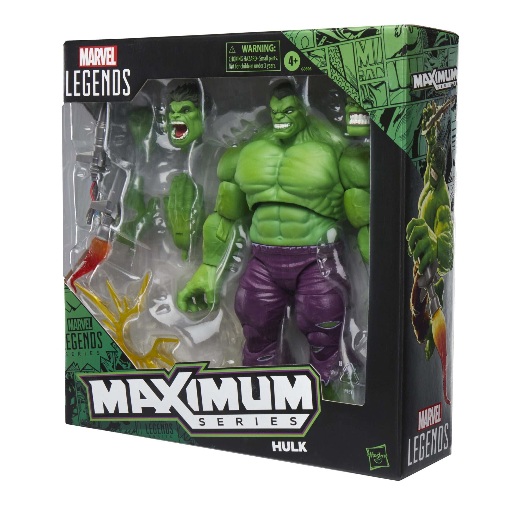 Marvel Legends Maximum Series Hulk, 6" Scale Hulk Comics Collectible Action Figure