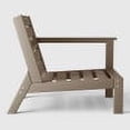 thumbnail image 3 of WestinTrends Avalon Outdoor Patio HDPE Right Arm Facing Deep Seating Corner Chair, Weathered Wood, 3 of 14