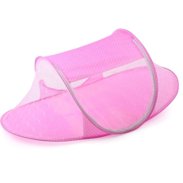 Cuna plegable portátil para bebé, mosquitera de poliéster, cama para recién nacidos, cama de viaje