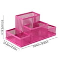 thumbnail image 3 of Xihbxyly Bolígrafo Multifuncional, Diseño Creativo de Malla Metálica, Organizador de Almacenamiento Estable, Material de Hierro Duradero, Ideal para Escritorios de Oficina, Entornos Profesionales, Ah, 3 of 3