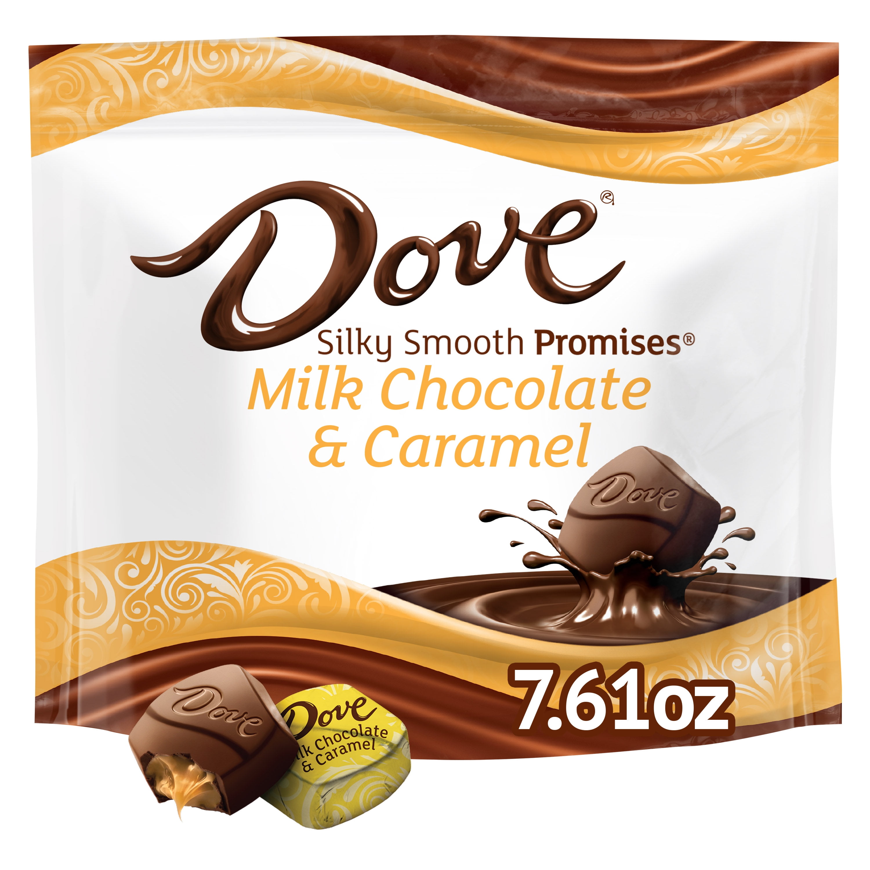 Dove Promises Milk Chocolate Caramel Candy - 7.61 oz Bag