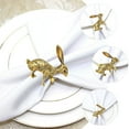 thumbnail image 3 of unbranded 6Ud Para Servilletas En Forma De Dorado Para De Y Hotel, 3 of 6