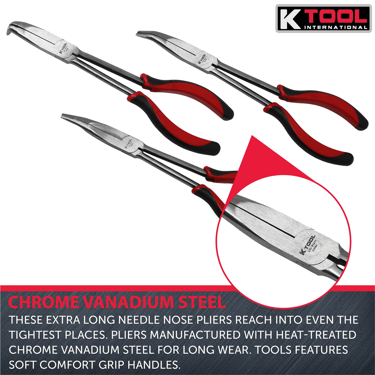 K-Tool 51103 Needle Nose Plier Set